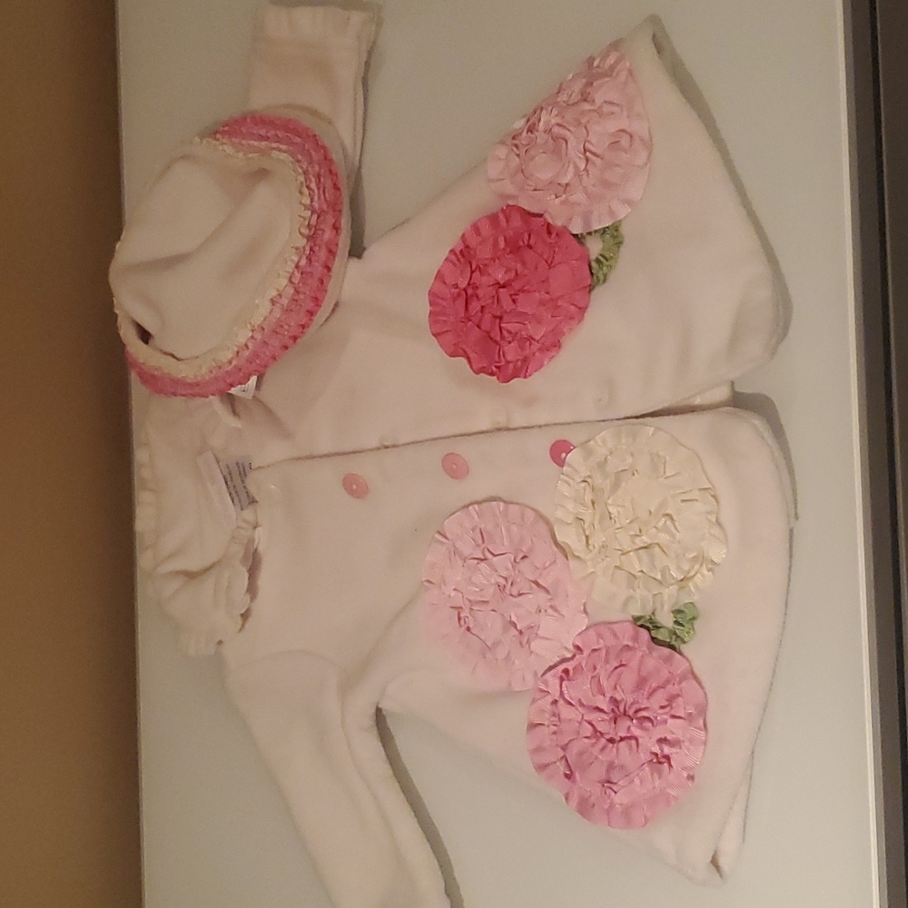 Bonnie Baby Peacoat and Hat